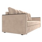 Диван прямой «Атланта лайт», без стола, еврокнижка, велюр, цвет бежевый 9209860