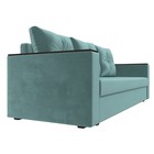 Прямой диван «Атланта лайт», без стола, еврокнижка, велюр, цвет, цвет бирюзовый  (артикул 9209861)  большой выбор товаров оптом и в розницу по низким ценам с доставкой