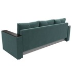 Прямой диван «Атланта лайт», без стола, еврокнижка, велюр, цвет, цвет бирюзовый  (артикул 9209861)  большой выбор товаров оптом и в розницу по низким ценам с доставкой