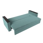 Прямой диван «Атланта лайт», без стола, еврокнижка, велюр, цвет, цвет бирюзовый  (артикул 9209861)  большой выбор товаров оптом и в розницу по низким ценам с доставкой