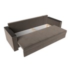 Прямой диван «Атланта лайт», без стола, еврокнижка, велюр, цвет, цвет коричневый  (артикул 9209864)  большой выбор товаров оптом и в розницу по низким ценам с доставкой