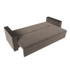 Прямой диван «Атланта лайт», без стола, еврокнижка, велюр, цвет, цвет коричневый  (артикул 9209864)  большой выбор товаров оптом и в розницу по низким ценам с доставкой