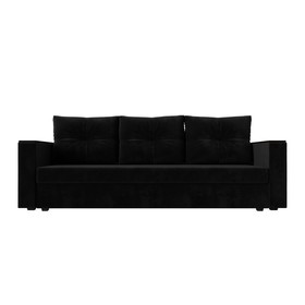 {{photo.Alt || photo.Description || 'Прямой диван «Атланта лайт», без стола, еврокнижка, велюр, цвет, цвет чёрный'}}