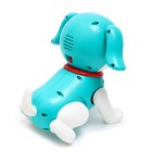 Собака «Тобби», ходит, свет, звук, работает от батареек, цвет голубой - фото 3202778