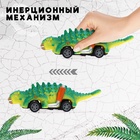 Набор машин инерционных DINO, 4 штуки - фото 7789000