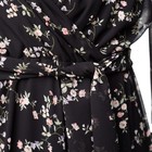 Платье женское с поясом MIST миди, размер 44, чёрный - Фото 11