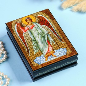 Шкатулка «Ангел-хранитель»  10×14 см, лаковая миниатюра