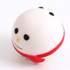 Игрушка-шар под лакомства "Снеговик", 8 см, белая - Фото 5