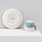 Сервиз чайный Доляна «Звёздная ночь», 12 предметов: 6 чашек 250 мл, 6 блюдец d=15 см, фарфор - Фото 6