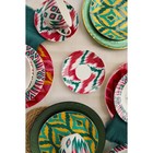 Тарелка фарфоровая десертная Доляна Askım, d=20.5 см, зелёная - Фото 7