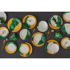 Тарелка фарфоровая десертная Доляна «Малахитовая шкатулка», d=20,5 см - фото 47878021