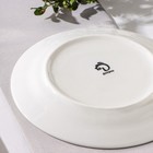 Тарелка фарфоровая десертная Доляна «Малахитовая шкатулка», d=20,5 см - фото 47878020