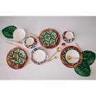 Тарелка обеденная Доляна Askım, d=25 см, фарфор, красная - Фото 6