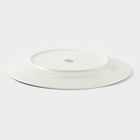 Тарелка обеденная Доляна «Малахитовая шкатулка», d=25 см, фарфор, зелёная - Фото 3