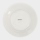 Набор тарелок фарфоровых Доляна Askım, 18 предметов: 6 тарелок d=20 см, 6 тарелок d=25 см, 6 тарелок глубоких 340 мл - фото 4358252