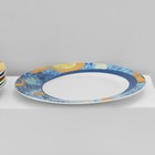 Набор тарелок фарфоровых Доляна «Звёздная ночь», 18 предметов: 6 тарелок d=20 см, 6 тарелок d=25 см, 6 тарелок глубоких 340 мл - Фото 5