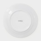 Тарелки Доляна «Звёздная ночь», 18 предметов: 6 тарелок d=20 см, 6 тарелок d=25 см, 6 тарелок глубоких 340 мл, фарфор, белые, голубые - Фото 10