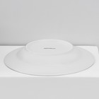 Тарелки Доляна «Малахитовая шкатулка», 18 предметов: 6 тарелок d=20 см, 6 тарелок d=25 см, 6 тарелок глубоких 340 мл, фарфор, белые, зелёные - Фото 12