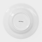 Набор тарелок фарфоровых Доляна «Малахитовая шкатулка», 18 предметов: 6 тарелок d=20 см, 6 тарелок d=25 см, 6 тарелок глубоких 340 мл - фото 4358282