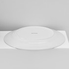 Тарелки Доляна «Малахитовая шкатулка», 18 предметов: 6 тарелок d=20 см, 6 тарелок d=25 см, 6 тарелок глубоких 340 мл, фарфор, белые, зелёные - Фото 6