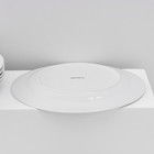 Тарелки Доляна Ternura, 18 предметов: 6 тарелок d=20 см, 6 тарелок d=25 см, 6 тарелок глубоких 340 мл, фарфор, белые, синие - Фото 6