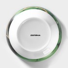 Салатник фарфоровый Доляна «Малахитовая шкатулка», 600 мл, d=15.5 см, цвет зелёный - Фото 7