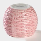 Сахарница Доляна «Зайка», 650 мл, цвет розовый - фото 6662659