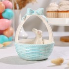 Конфетница Доляна «Зайка», 350 мл, цвет голубой 7434241 Конфетница Доляна «Зайка», 350 мл, цвет голубой 7434241