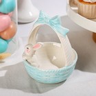 Конфетница Доляна «Зайка», 350 мл, цвет голубой 7434241 Конфетница Доляна «Зайка», 350 мл, цвет голубой 7434241