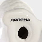 Подставка для яйца Доляна «Зайка», 8×5.5×7.5 см, розовая 7434242