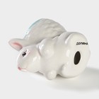 Подставка для яйца Доляна «Зайка», 8×5.5×7.5 см, голубая - Фото 4