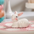 Подставка для яиц Доляна «Зайка», 25×18×9 см, розовая - Фото 3