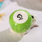 Молочник Доляна «Зайка в капусте», 300 мл, цвет зелёный - Фото 3