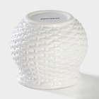 Сахарница Доляна «Зайка», 400 мл, доломит, белая - Фото 4