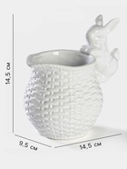 Молочник Доляна «Зайка», 450 мл, белый - Фото 2