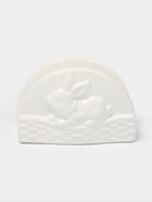 Салфетница Доляна «Зайка», 11.5×5.5×7.5 см, доломит, белая - Фото 2