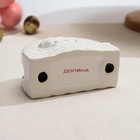 Салфетница Доляна «Зайка», 11.5×5.5×7.5 см, доломит, белая - Фото 5