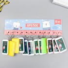 Фонарик брелок для ключей на кольце «Дед Мороз с зайчиком - Сказочного года», 6.5×3.5×1 см, МИКС - Фото 6