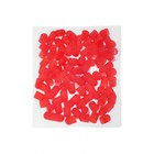 Колпачок на вентиль, пластиковый, красный, фасовка 100 шт - Фото 3