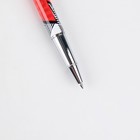 Ручка металл с колпачком «Russia», фурнитура серебро, 1.0 мм - фото 6662876