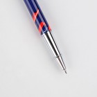 Ручка металл с колпачком «Спорт российский», фурнитура серебро, 1.0 мм - фото 6662918