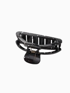 Крабик для волос «Пелагея», дуга, 9 см, белый, чёрный - Фото 5