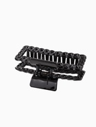 Крабик для волос «Изабель», прямой, 9 см, чёрный 7862179