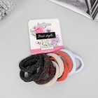 Резинки для волос «Синди», набор 10 шт., блеск роскошь, 4.5 см - Фото 1