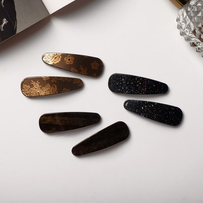 Невидимки для волос «Герти», набор 6 шт., цветы сетка, 5.5 см