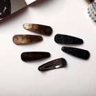 Невидимки для волос «Герти», набор 6 шт., цветы сетка, 5.5 см - Фото 2