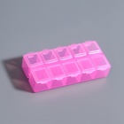 Органайзер для хранения мелочей, 10 ячеек, 8.7×4.3×2 см, розовый - Фото 5