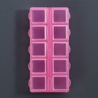 Органайзер для хранения мелочей, 10 ячеек, 8.7×4.3×2 см, розовый - Фото 3