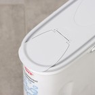 Контейнер для стирального порошка, 5 л, 11×24,6×32 см, цвет серый - Фото 2