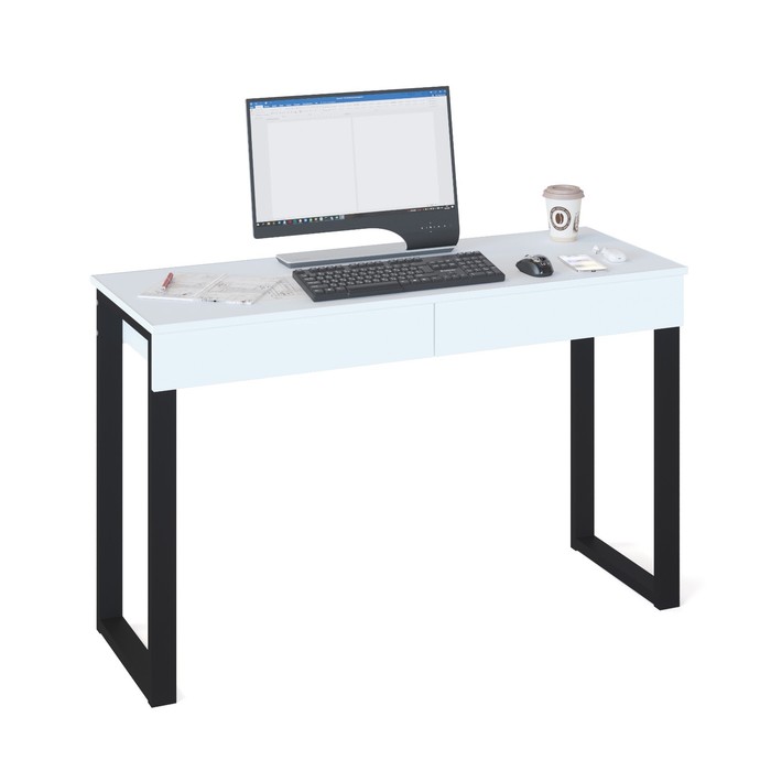 Письменный стол «СПм-302», 1200 × 446 × 744 мм, цвет белый